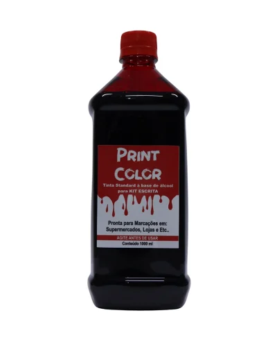 tinta vermelha print color 1l